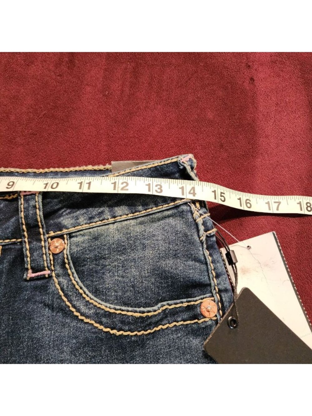 True Religion Women's Denim Jeans High Rise Super Skinny Blue Size 28 NWT - Picture 15 of 16